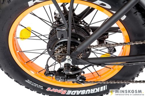 Электровелосипед Cyberbike Fat 500W переключение скоростей